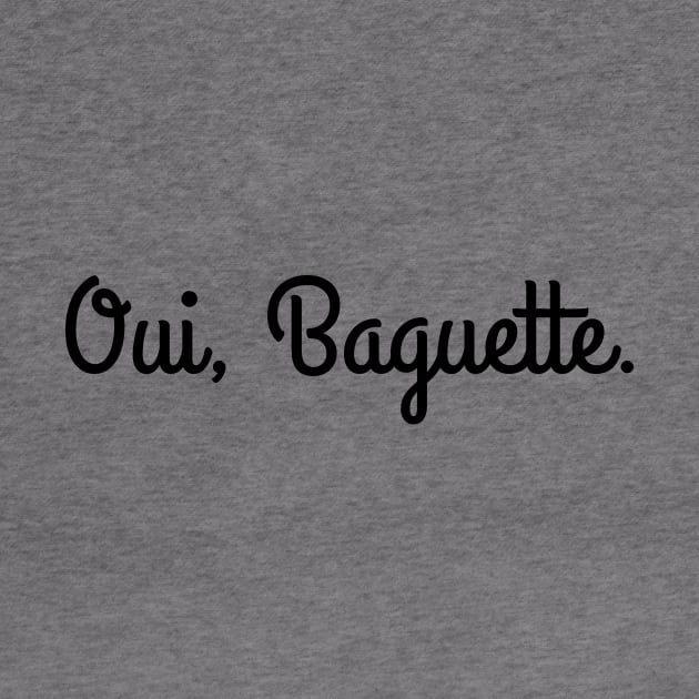 Oui, Baguette. by Saschken